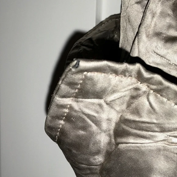 Lafayette 148 Champagne Gold Metallic Blazer Size 10 - Picture 5 of 7